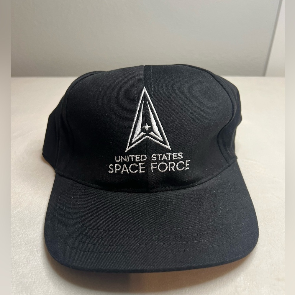 United States SPACE FORCE Black & White Cap One Size fits most